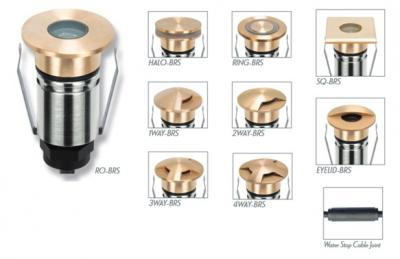 EMIT 55MM 2.5W 36° LED 12/24V DECKLIGHT BRASS